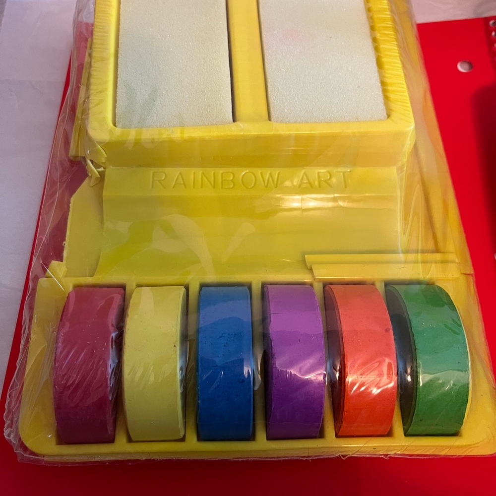 VINTAGE 1994 RARE RAINBOW ART WATERCOLOR SET NON TOXIC AGES 3+ PREOWNED - Picture 7 of 11